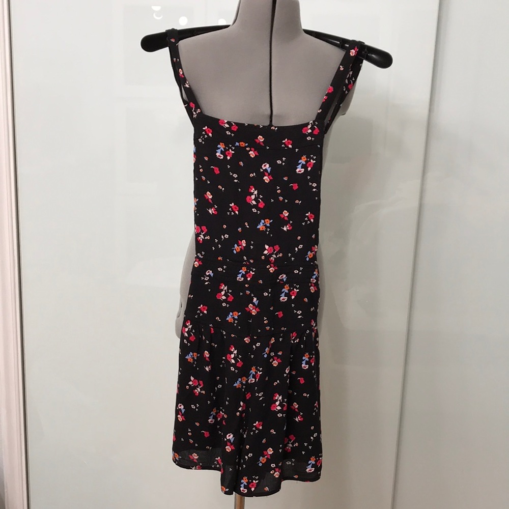 Free People floral short dungarees shirts overall